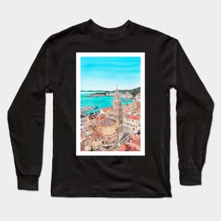 Split Croatia Long Sleeve T-Shirt